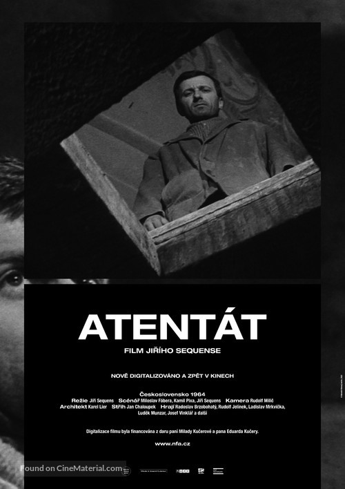 Atent&aacute;t - Czech Movie Poster