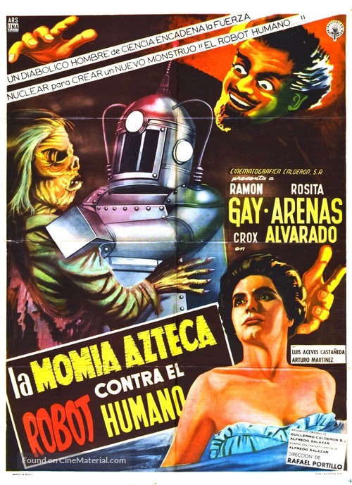 Momia azteca contra el robot humano, La - Mexican Movie Poster