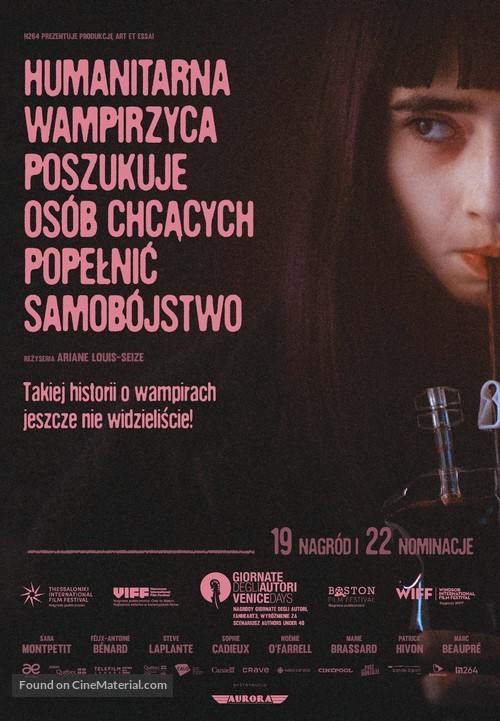 Vampire humaniste cherche suicidaire consentant - Polish Movie Poster