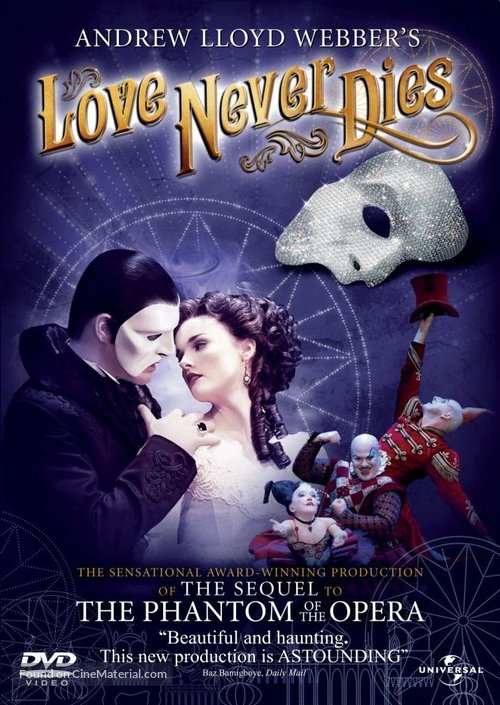 Love Never Dies - DVD movie cover