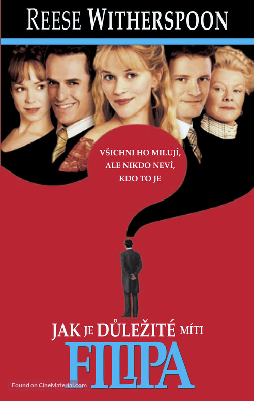 The Importance of Being Earnest - Czech DVD movie cover