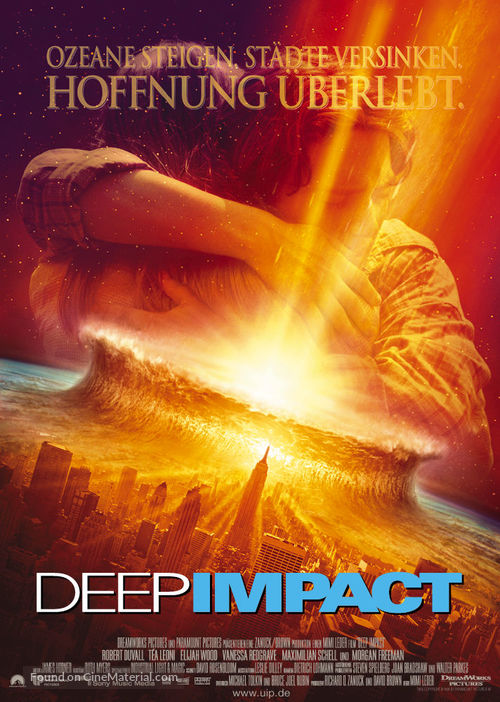 Deep Impact - German Movie Poster
