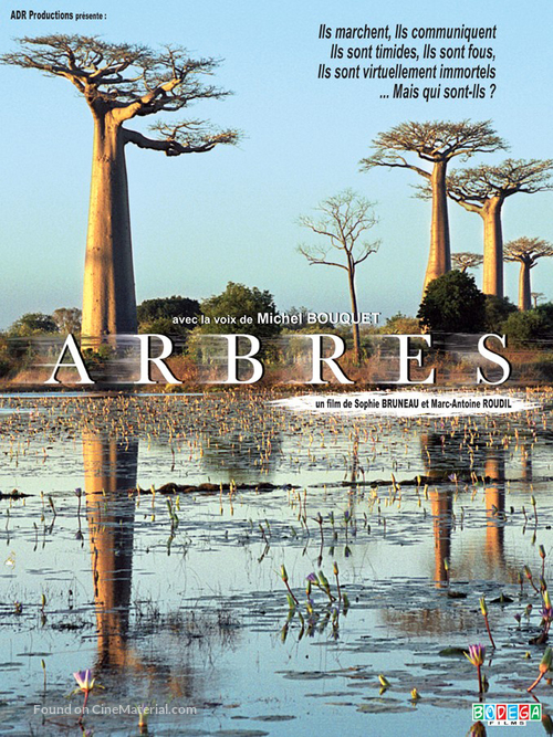 Arbres - French poster