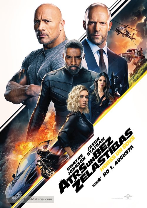 Fast &amp; Furious Presents: Hobbs &amp; Shaw - Latvian Movie Poster