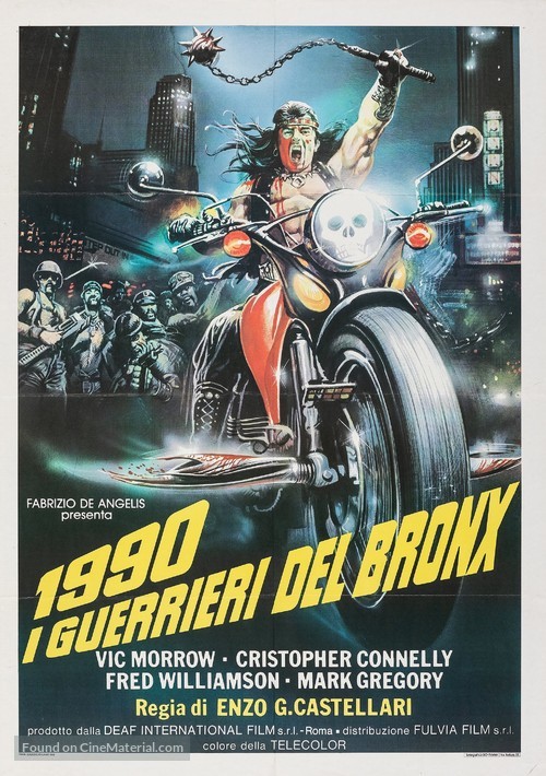 1990: I guerrieri del Bronx - Italian Movie Poster