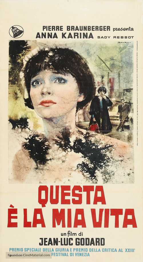 Vivre sa vie: Film en douze tableaux - Italian Movie Poster