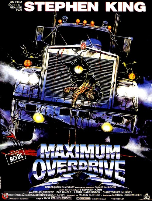 Maximum Overdrive - French Movie Poster