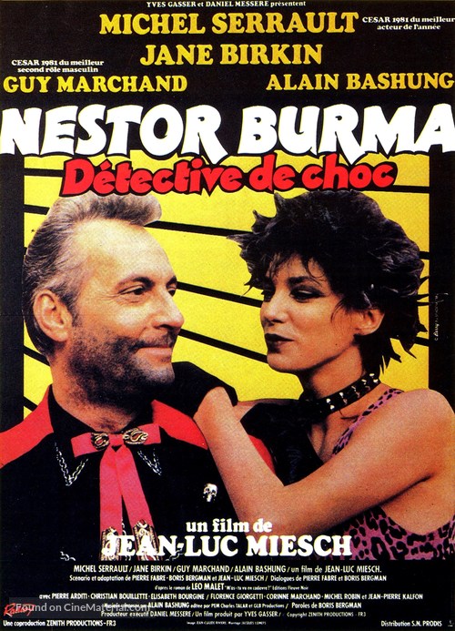 Nestor Burma, d&eacute;tective de choc - French Movie Poster