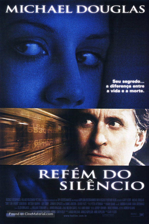 Don&#039;t Say A Word - Brazilian Movie Poster