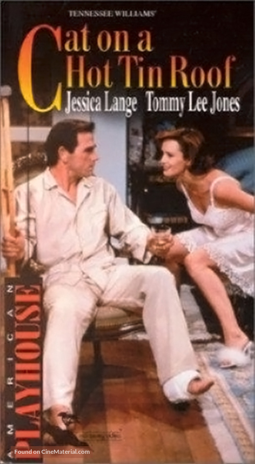 Cat on a Hot Tin Roof - VHS movie cover