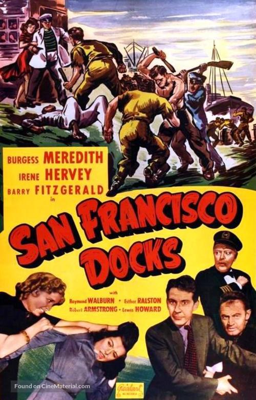 San Francisco Docks - Movie Poster