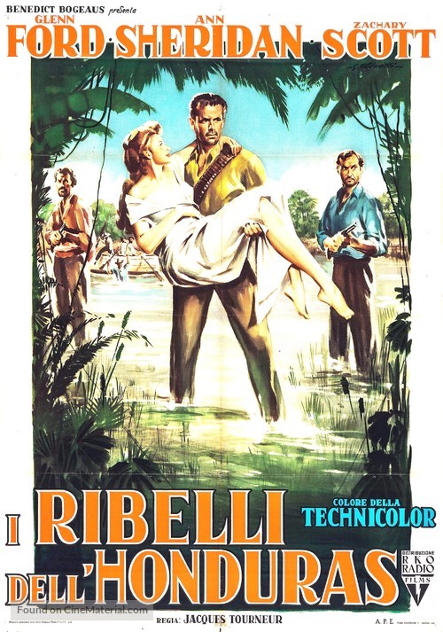Appointment in Honduras - Italian Movie Poster