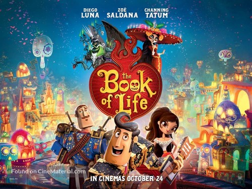 The Book of Life - British Movie Poster