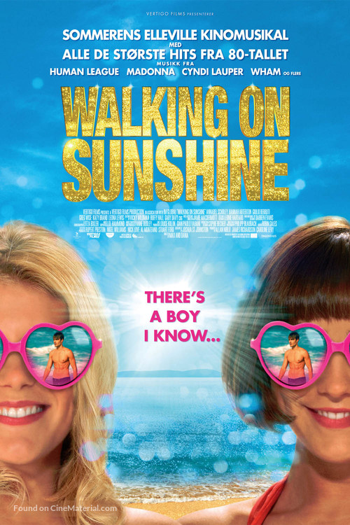 Walking on Sunshine - Norwegian Movie Poster