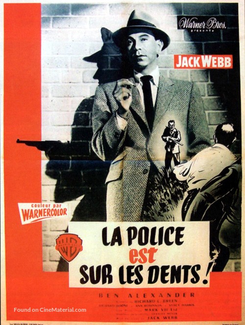 Dragnet - French Movie Poster