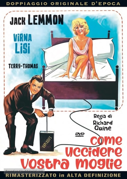 How to Murder Your Wife - Italian DVD movie cover