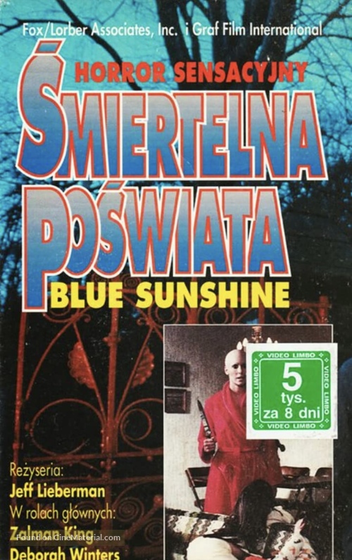 Blue Sunshine - Czech Movie Cover