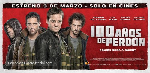 100 a&ntilde;os de perd&oacute;n - Argentinian Movie Poster