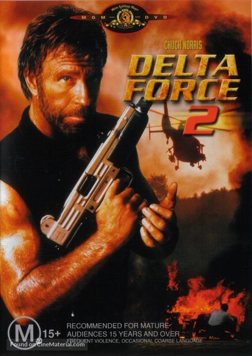 Delta Force 2 - Australian Movie Cover