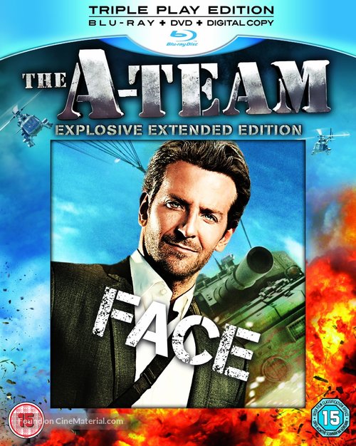 The A-Team - British Blu-Ray movie cover