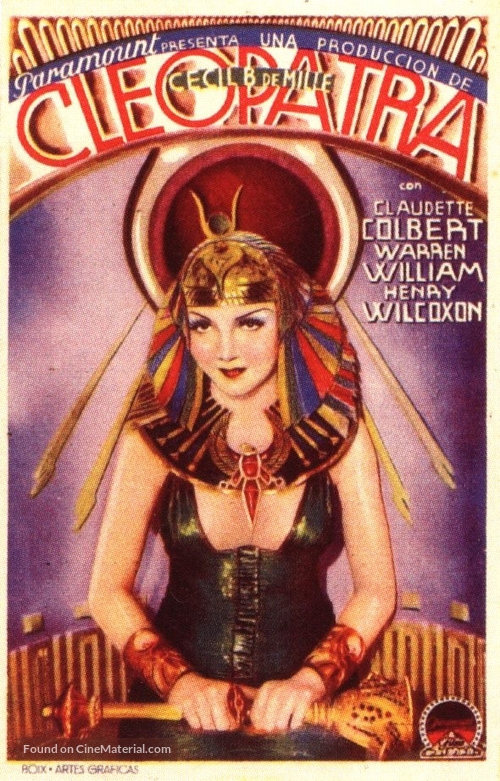 Cleopatra - Spanish Movie Poster