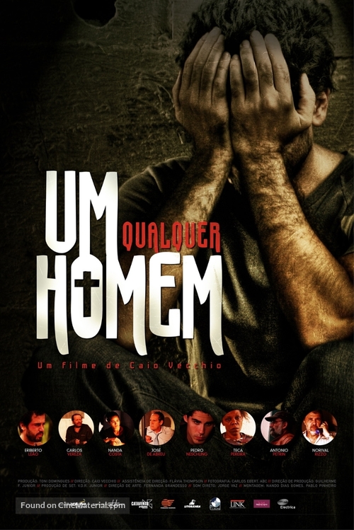 Um homem qualquer - Brazilian Movie Poster