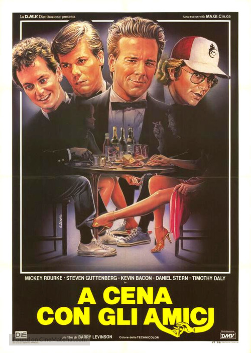 Diner - Italian Theatrical movie poster