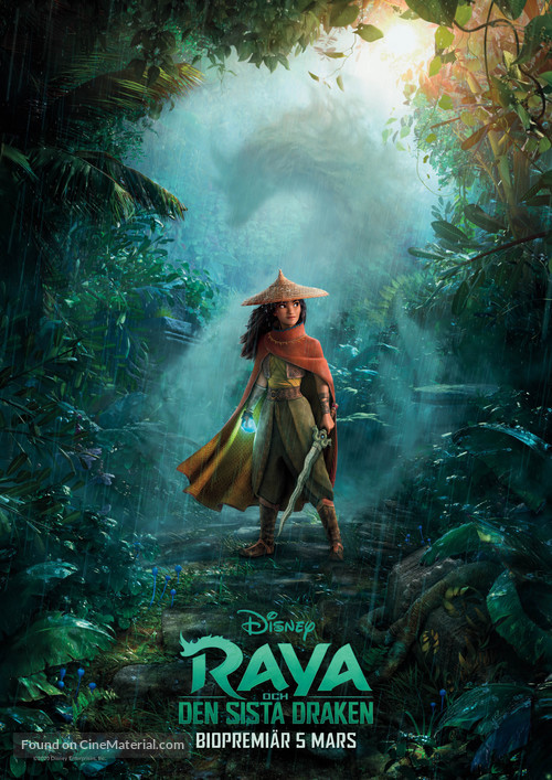 Raya and the Last Dragon - Swedish Movie Poster
