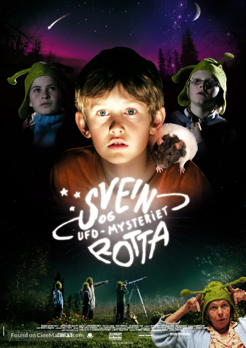 Svein og Rotta og UFO-mysteriet - Norwegian Movie Poster