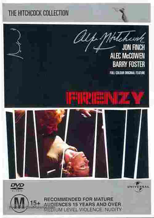 Frenzy - British DVD movie cover