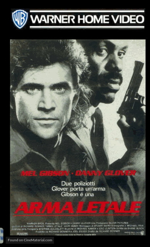 Lethal Weapon - Italian VHS movie cover