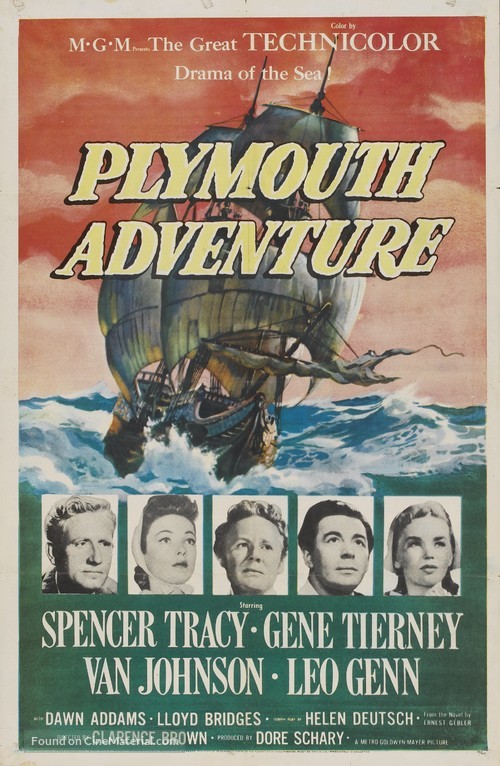 Plymouth Adventure - Movie Poster