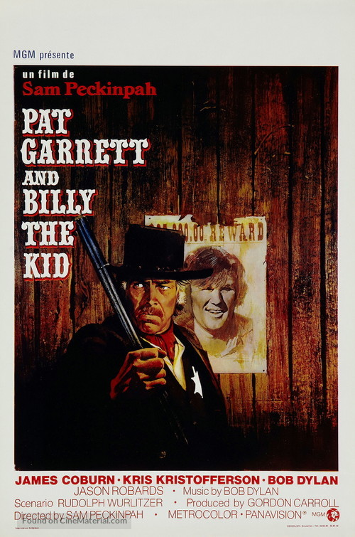 Pat Garrett &amp; Billy the Kid - Belgian Movie Poster