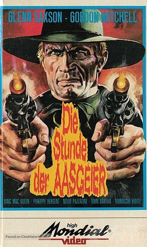 Carogne si nasce - German VHS movie cover
