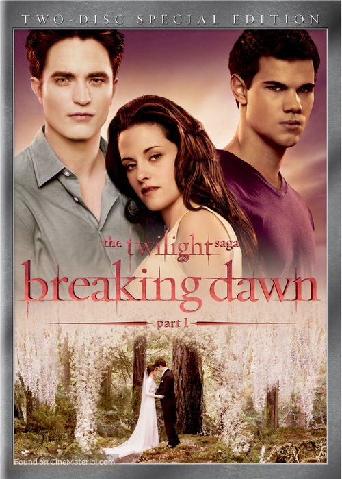 The Twilight Saga: Breaking Dawn - Part 1 - DVD movie cover