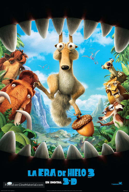 Ice Age: Dawn of the Dinosaurs - Argentinian Movie Cover