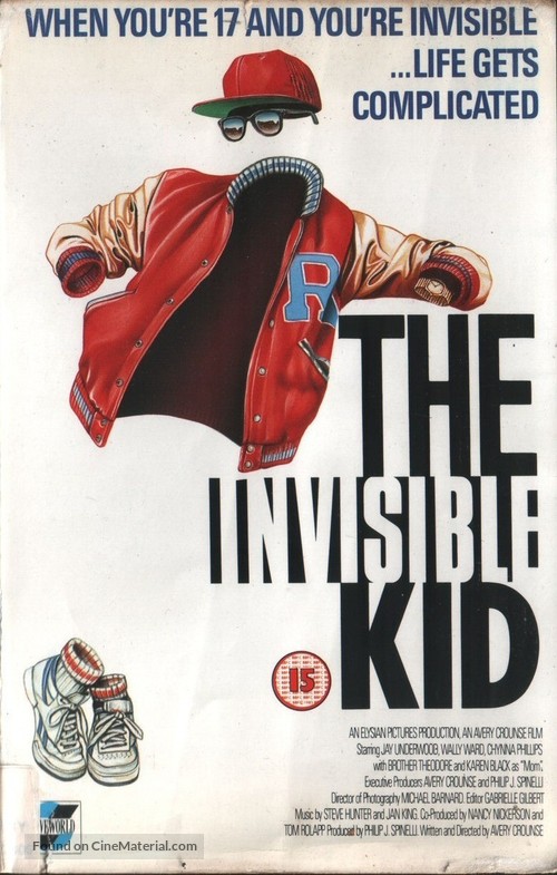 The Invisible Kid - British VHS movie cover