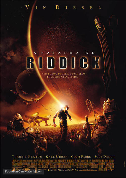 The Chronicles of Riddick - Brazilian Movie Poster