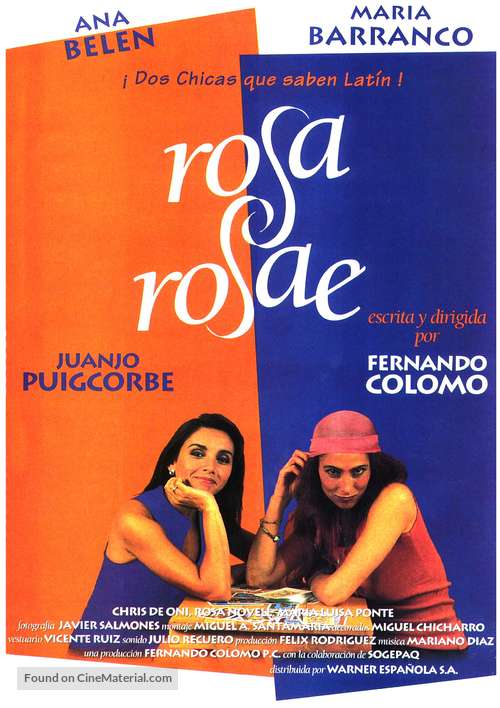 Rosa rosae - Spanish Movie Poster