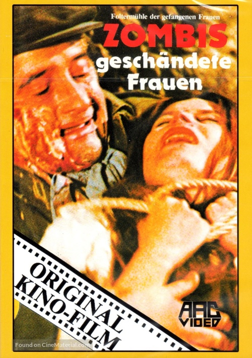 Les raisins de la mort - German DVD movie cover