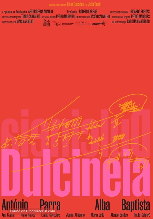 Dulcineia - Portuguese Movie Poster