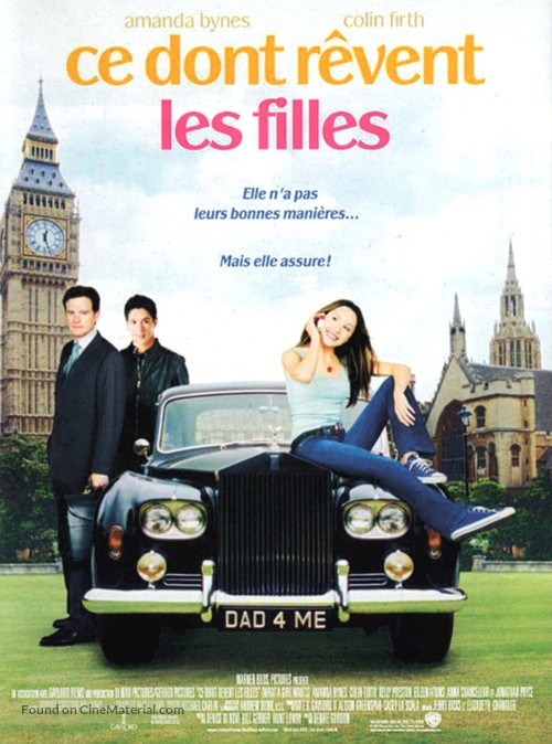 What a Girl Wants - French Movie Poster