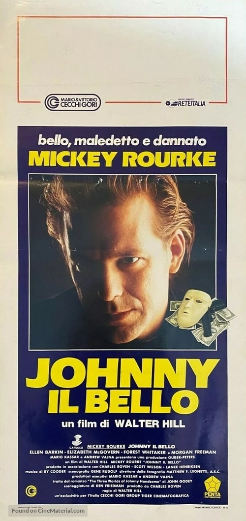 Johnny Handsome - Italian Movie Poster