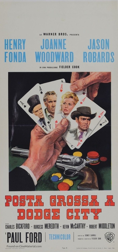 A Big Hand for the Little Lady - Italian Movie Poster