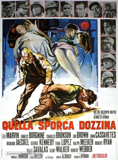 The Dirty Dozen - Italian Movie Poster