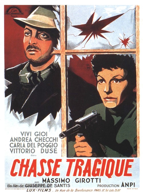 Caccia tragica - French Movie Poster