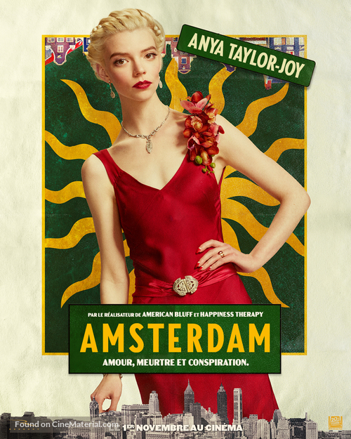 Amsterdam - French Movie Poster