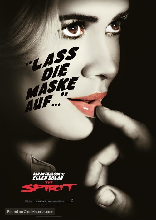 The Spirit - German Movie Poster