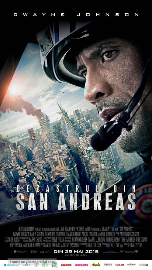 San Andreas - Romanian Movie Poster