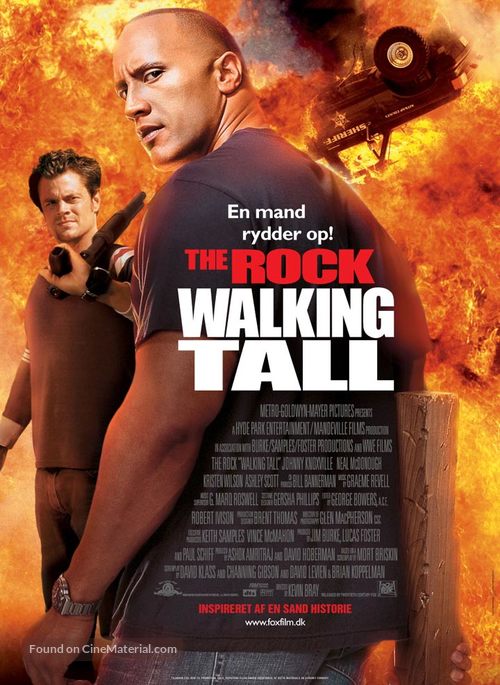 Walking Tall - Danish Movie Poster